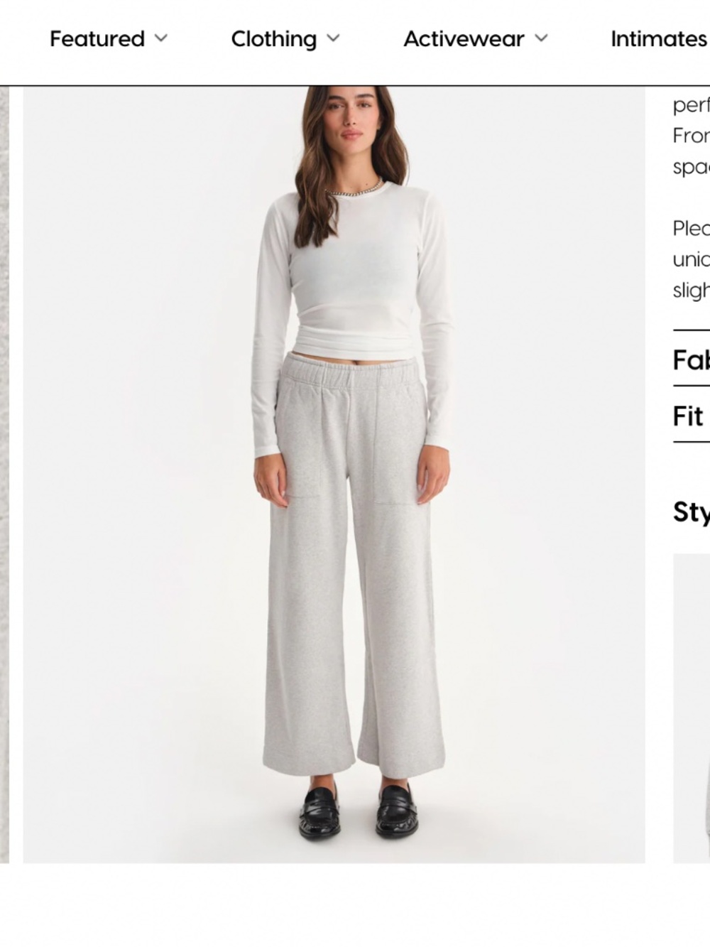 MATE THE LABEL ORGANIC COTTON SWEATPANTS